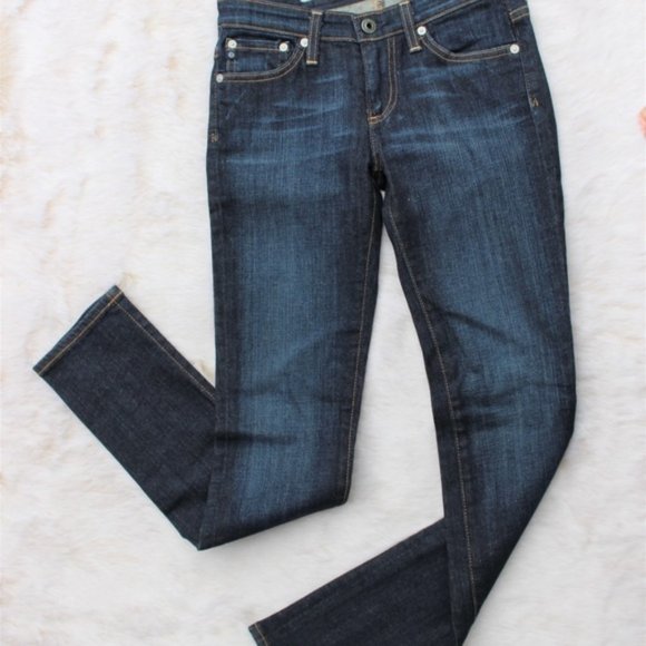 AG Adriano Goldschmeid Stilt Cigarette Dark Wash - Picture 6 of 6